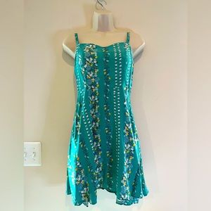 Minty Floral Sundress - Old Navy